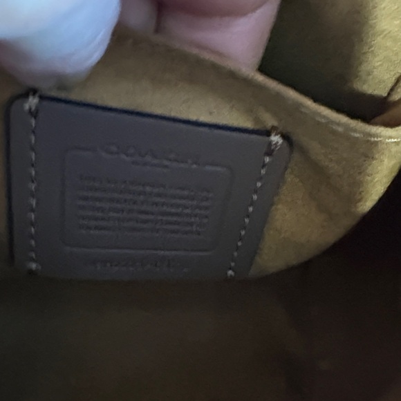 Coach Red and Brown Signature Crossbody Bag/Backpack - Picture 8 of 14